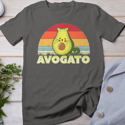 Avogato Retro Cat Avocado Cinco De Mayo T-Shirt