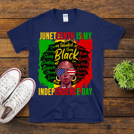 Black Women Afro Melanin T-Shirt