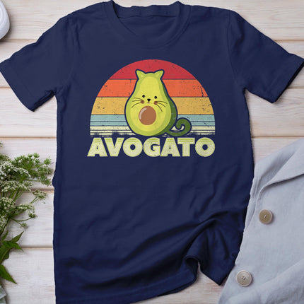 Avogato Retro Cat Avocado Cinco De Mayo T-Shirt