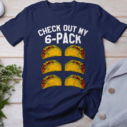 6 Pack Fitness Taco Funny Mexican Gym Top For Taco Lovers T-Shirt