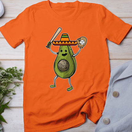 Avocado Baseball Cinco De Mayo Funny Avogato Mexican Fiesta T-Shirt