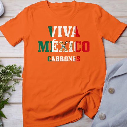 Viva Mexico Cabrones Funny Cinco De Mayo Mexican Flag T-Shirt