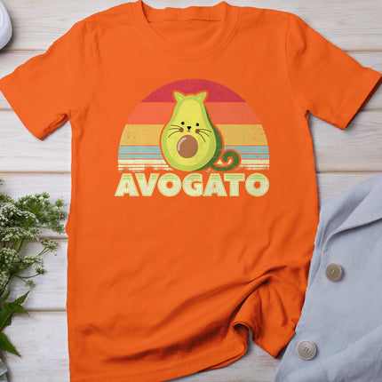 Avogato Retro Cat Avocado Cinco De Mayo T-Shirt