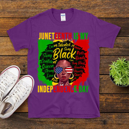 Black Women Afro Melanin T-Shirt