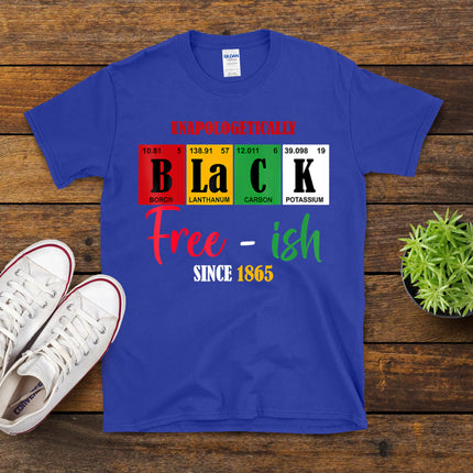 Unapologetically Black Free-Ish Since 1865 Juneteenth T-Shirt