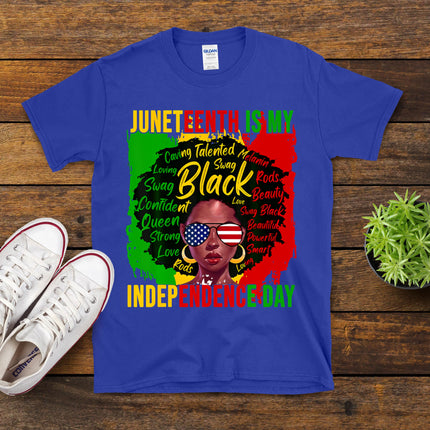 Black Women Afro Melanin T-Shirt