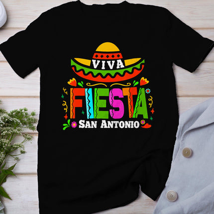 Viva Fiesta San Antonio Cinco De Mayo Sombrero Women Kids T-Shirt