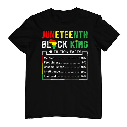 Awesome Juneteenth Black King Melanin Fathers Day Men Boys T-Shirt