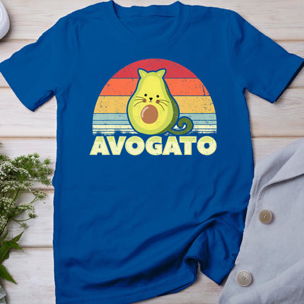 Avogato Retro Cat Avocado Cinco De Mayo T-Shirt