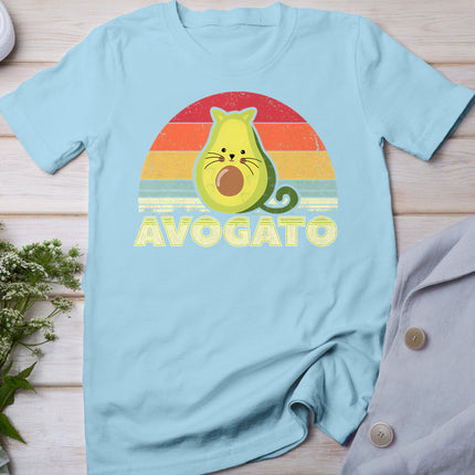 Avogato Retro Cat Avocado Cinco De Mayo T-Shirt