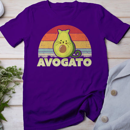 Avogato Retro Cat Avocado Cinco De Mayo T-Shirt