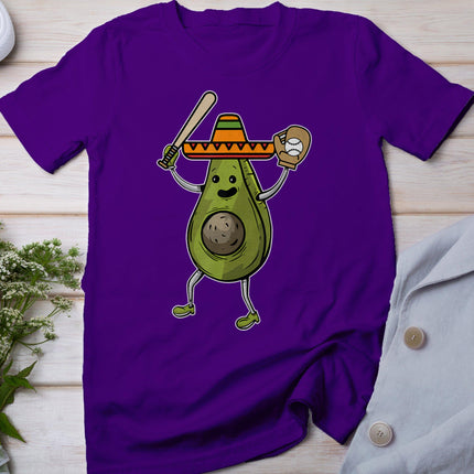 Avocado Baseball Cinco De Mayo Funny Avogato Mexican Fiesta T-Shirt