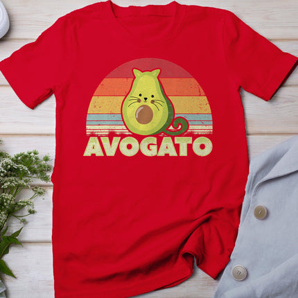 Avogato Retro Cat Avocado Cinco De Mayo T-Shirt
