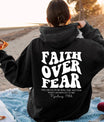 Faith over Fear Sweatshirt,Christian Shirt,Bible Verse Hoodi