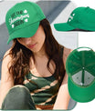 Adjustable Cotton Green Baseball Cap, St. Patrick's Day Embroidered Shamrock Baseball Hat, Irish Lucky Clover Trucker Hats for Women Men