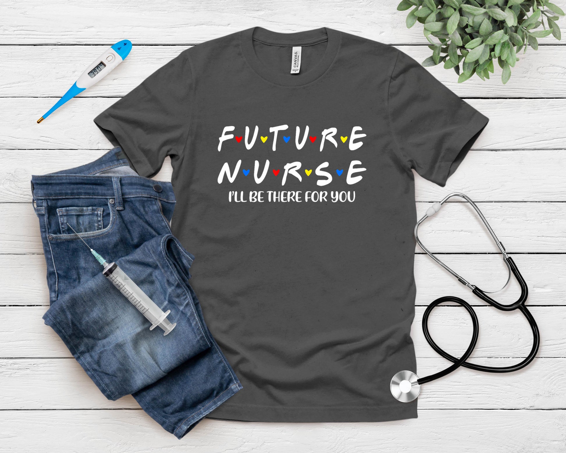 Future Nurse Funny Nursing Student Nurse School In Progress T-Shirt