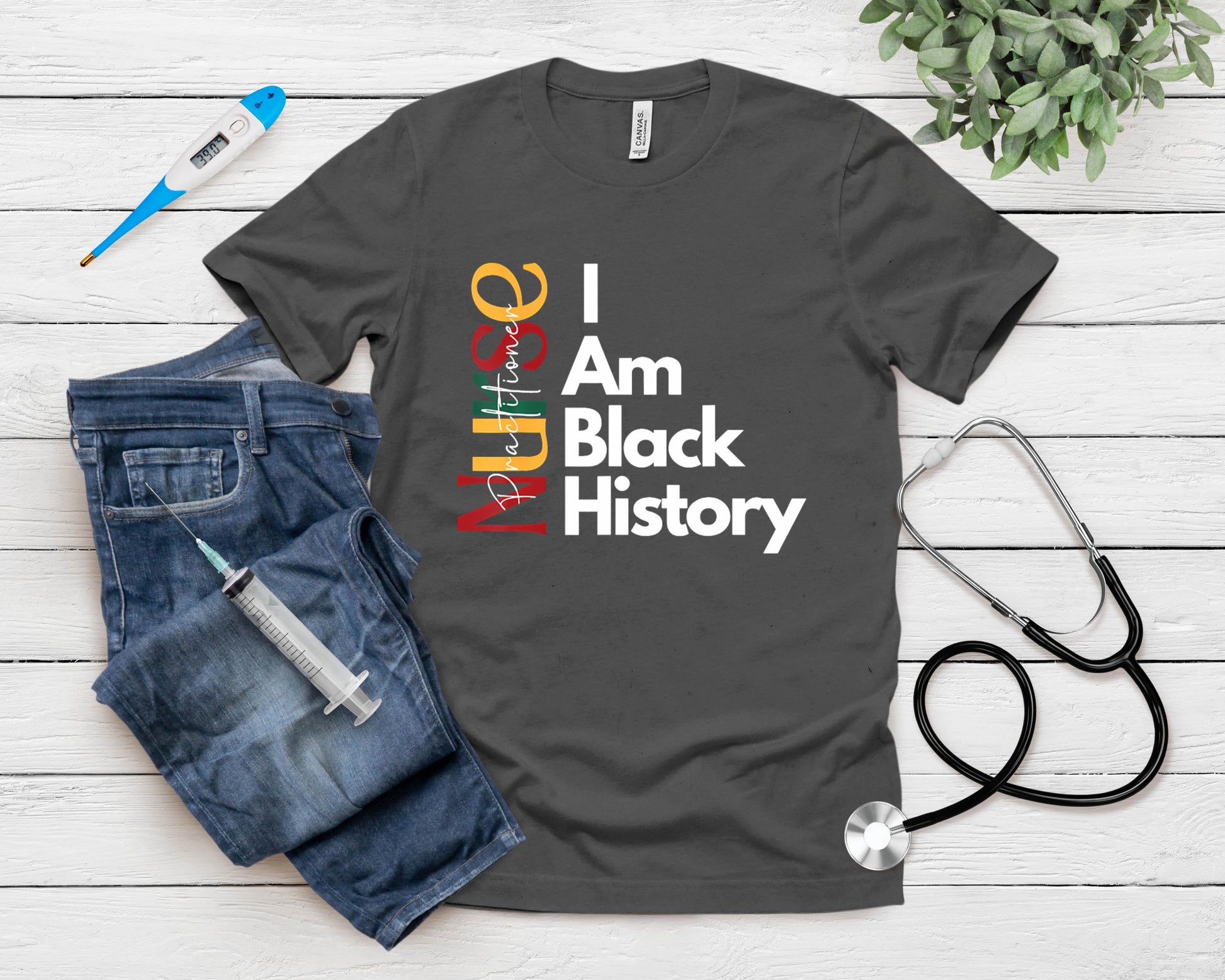 Nurse Practitioner I Am Black History T-Shirt