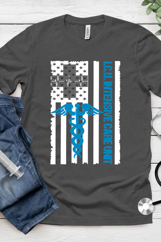 Icu Nurse Intensive Care Unit Staff T-Shirt