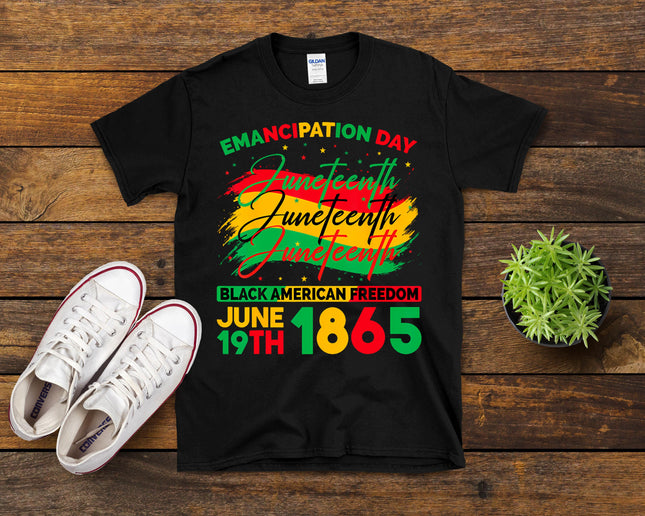 Juneteenth Black American Feedom 1865 Juneteenth Men Women T-Shirt