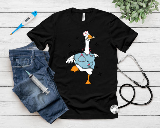 Nurse Registered Silly Goose Nursing School For Nursing Rn T-Shirt