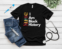 Nurse Practitioner I Am Black History T-Shirt