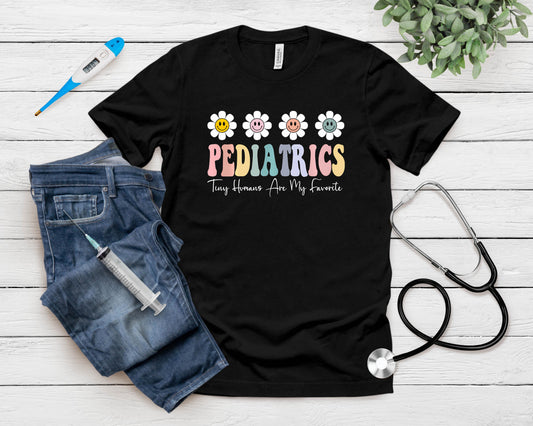 Tiny Humans Are My Favorite Pediatrics Nicu Peds Nurse T-Shirt