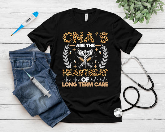 Cnas Are The Heartbeat - Certified Nurse Nursing Assistant T-Shirt