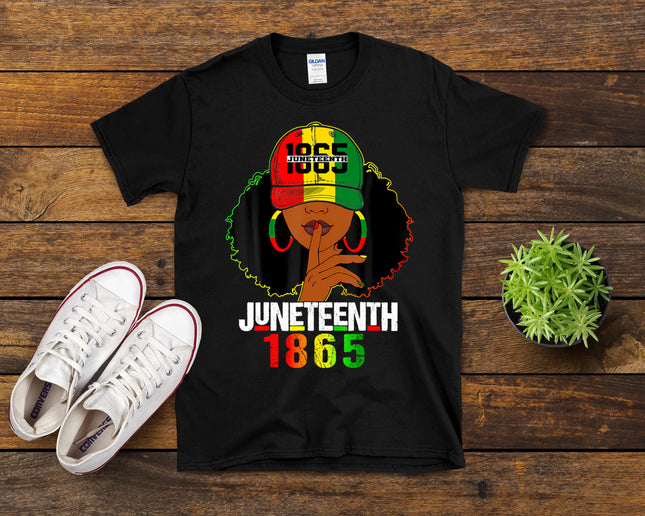 Juneteenth 1865 Celebrate Freedom Celebrating Black Women T-Shirt