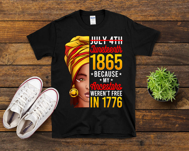 Juneteenth Women Juneteenth Shirts African American T-Shirt