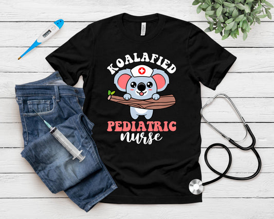 Koalafied Pediatric Nurse Pediatrician Pediatrist Graphic T-Shirt