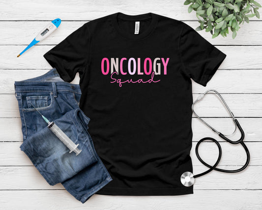 Cute Oncology Squad Oncologist Oncology Nurse T-Shirt