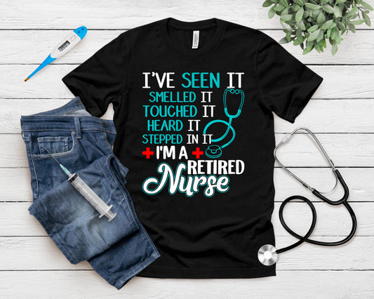 Funny Nurse Retirement Shirt - Retired Nurse Gift T-Shirt
