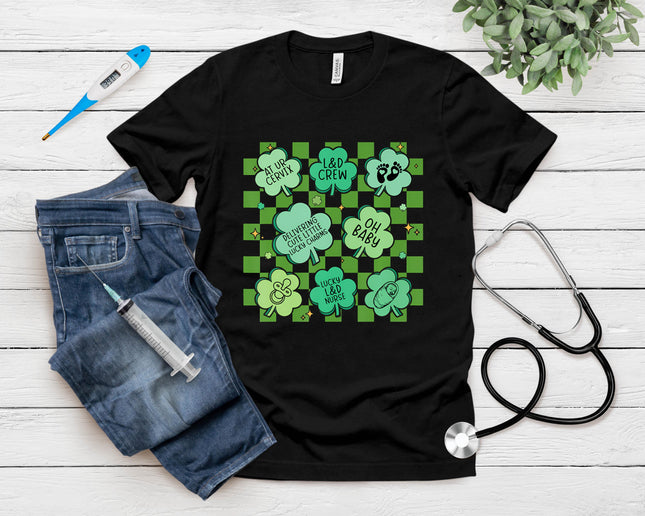 St Patricks Labor And Delivery Nurse Ld Saint Patricks Day T-Shirt