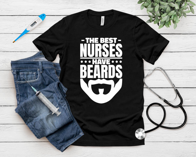 The Best Nurses Have Beards Nursing Student And Nurse Men T-Shirt