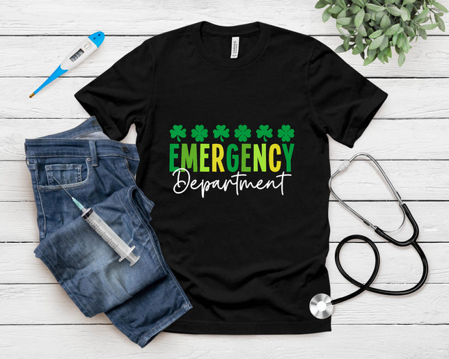 Emergency Department St Patricks Day Emergency Room Er Nurse T-Shirt