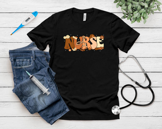 Black Nurse Melanated Woman Black History Month Nursing T-Shirt