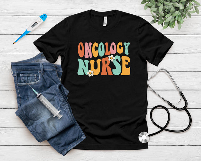 Retro Groovy Oncology Nurse Ocn Nursing Oncologist T-Shirt