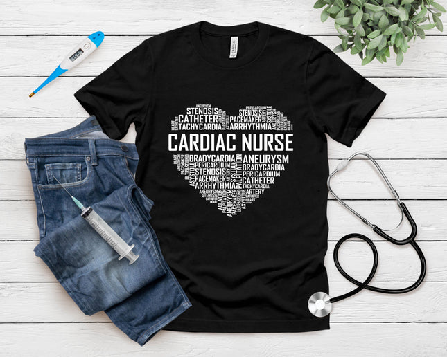 Cardiac Nurse Heart Cn Graduate Heart Nursing Heart T-Shirt