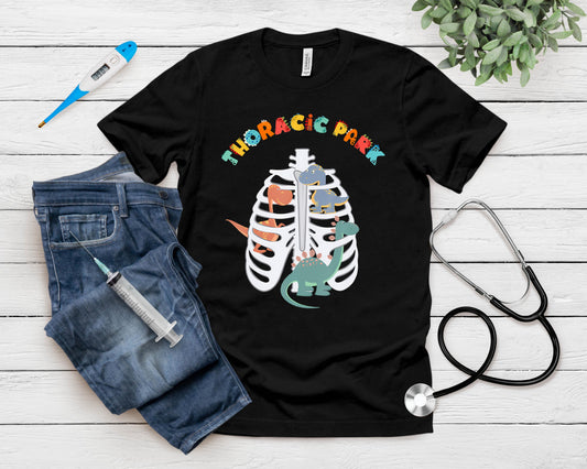 Respiratory Therapist Pediatric Nurse Animal Thoracic Park T-Shirt