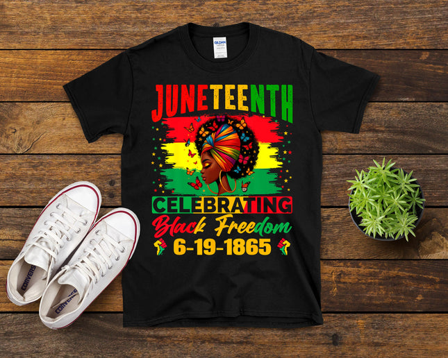 Juneteenth Women Celebrating Black Freedom Juneteenth 1865 T-Shirt