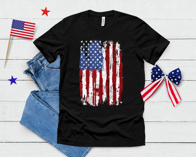 Usa Flag American Flag United States Of America 4th Of July T-Shirt