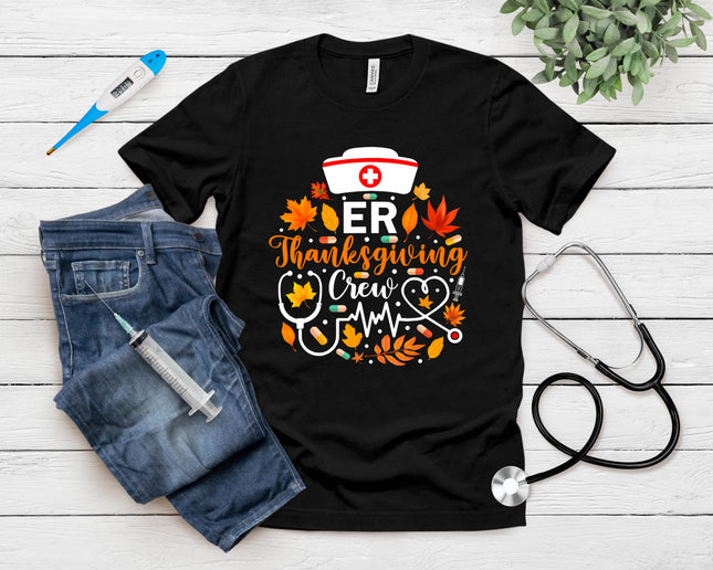 Er Thanksgiving Nurse Crew Thanksgiving Emergency Nurse T-Shirt