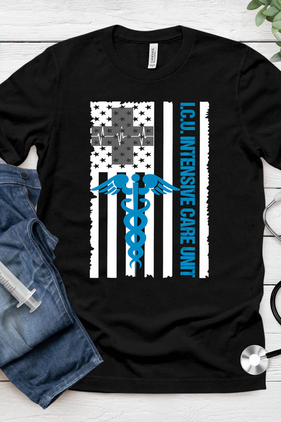 Icu Nurse Intensive Care Unit Staff T-Shirt