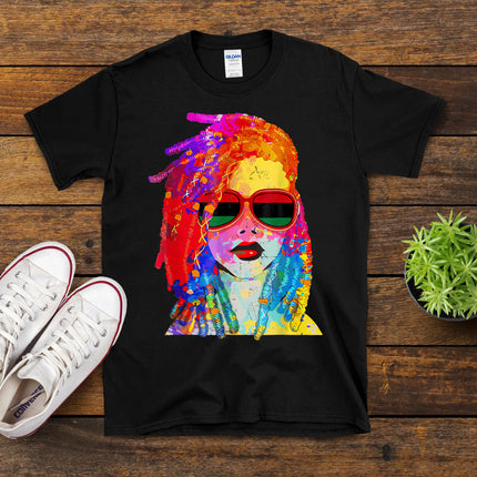Loc'D Hair Art Black Queen Afro Woman Juneteenth T-Shirt