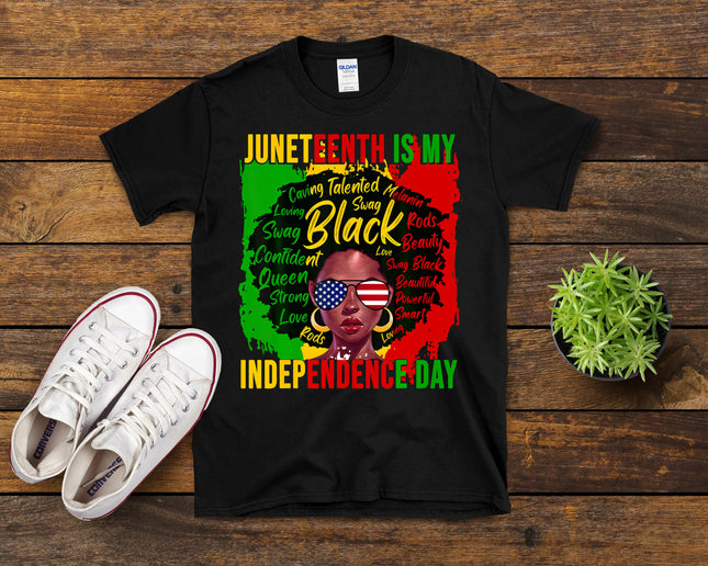 Black Women Afro Melanin T-Shirt