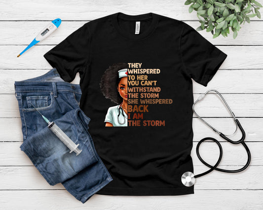 Black History Month Nurse Proud Black African American Nurse T-Shirt