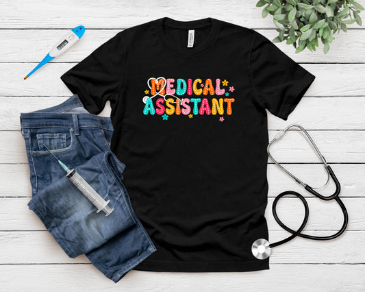 Medical Assistant Ma Cma Nurse Nursing Doctor T-Shirt