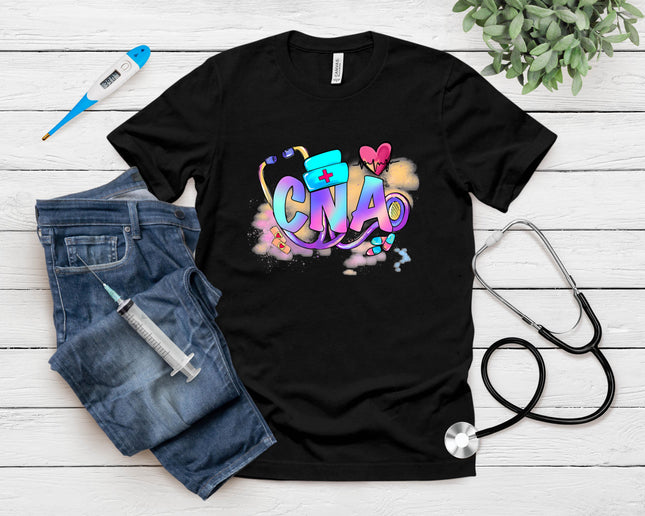 Tie Dye Cna Cute Nurse Day Cna Rn Nurse Week Gifts Nursing T-Shirt