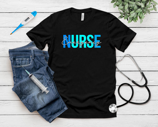 Cute Nurse Apparel Women's Emergency Nurse T-Shirt