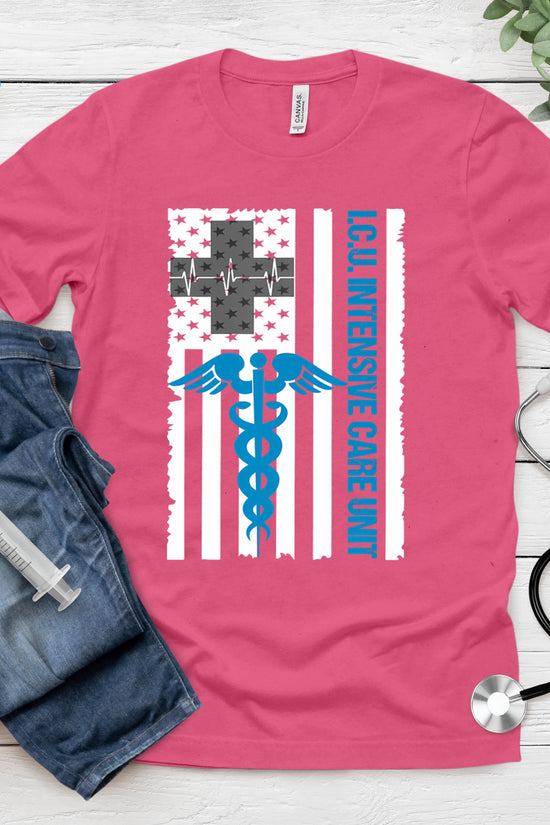 Icu Nurse Intensive Care Unit Staff T-Shirt